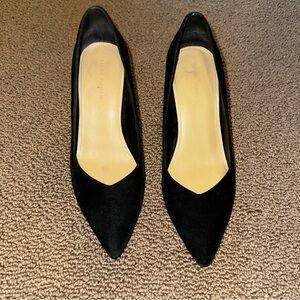 Marc fisher suede pointed block heel